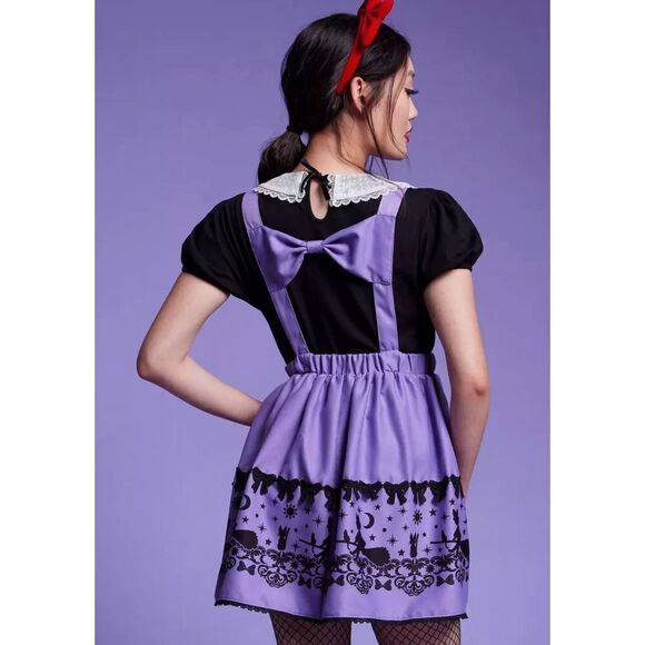 Her Universe Studio Ghibli Kiki's Delivery Service Purple Suspender Skirt Size S - Picture 2 of 8